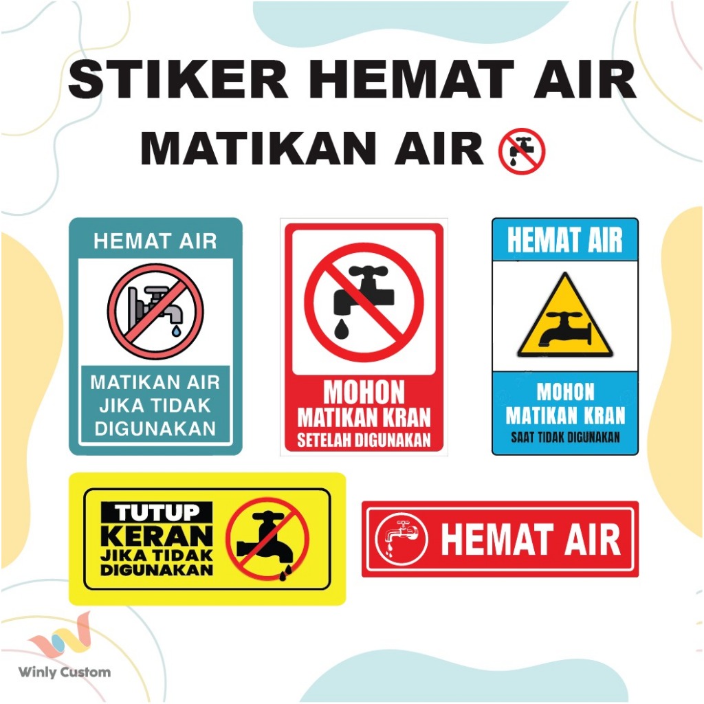 

STIKER MATIKAN KRAN BAHAN VINYL KUALITAS PREMIUM