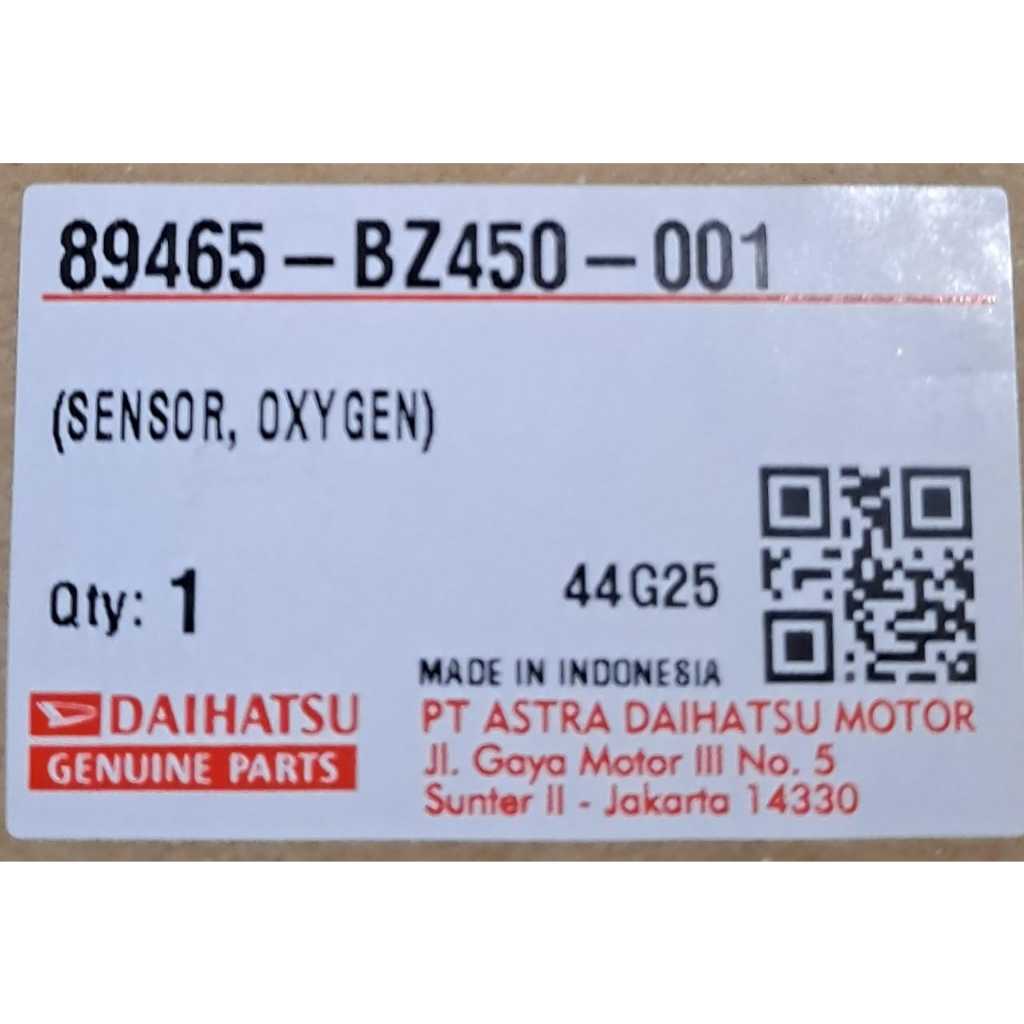 SENSOR OXYGEN DAIHATSU SIGRA CALYA  1.2 CC / 89465-BZ450-001