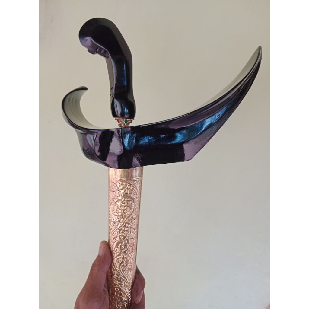 warangka keris ladrang solo hitam sandangan lengkap