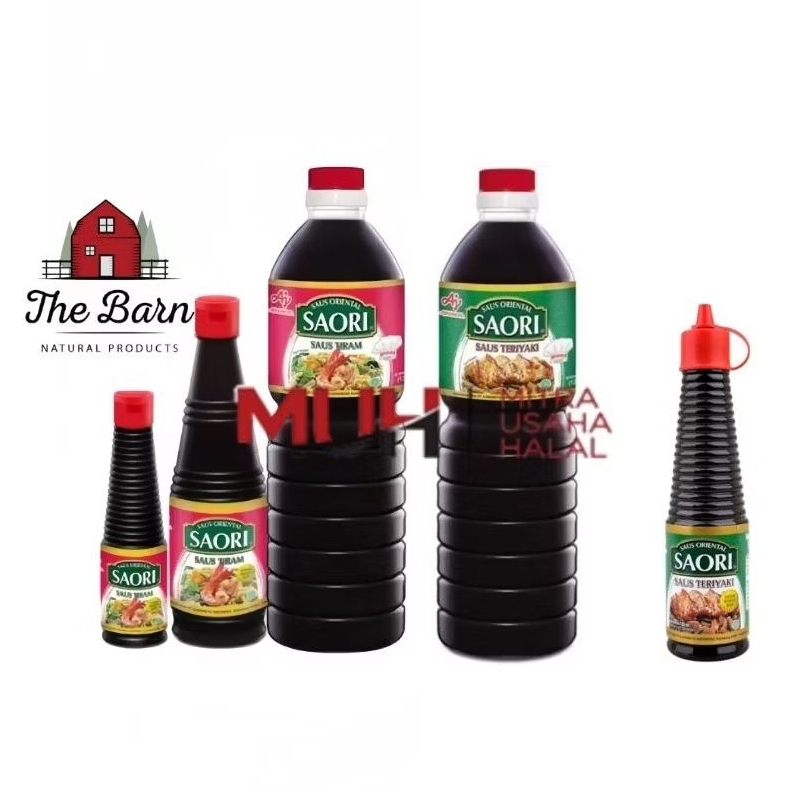 

SAORI SAUS Teriyaki/Tiram 133 ml, 135 ml, 270 ml, 1 Lg