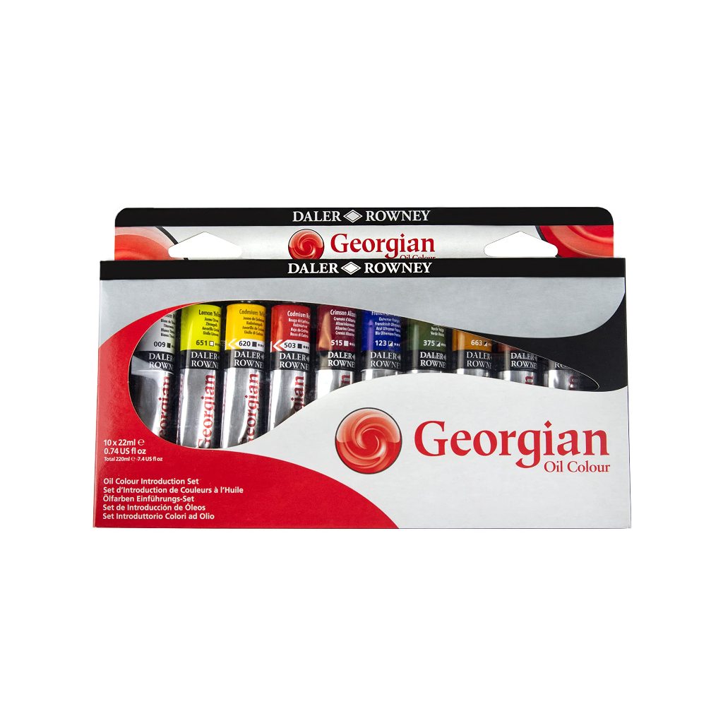 

Georgian oil color 10 clr x 22 ml introduction set / cat minyak