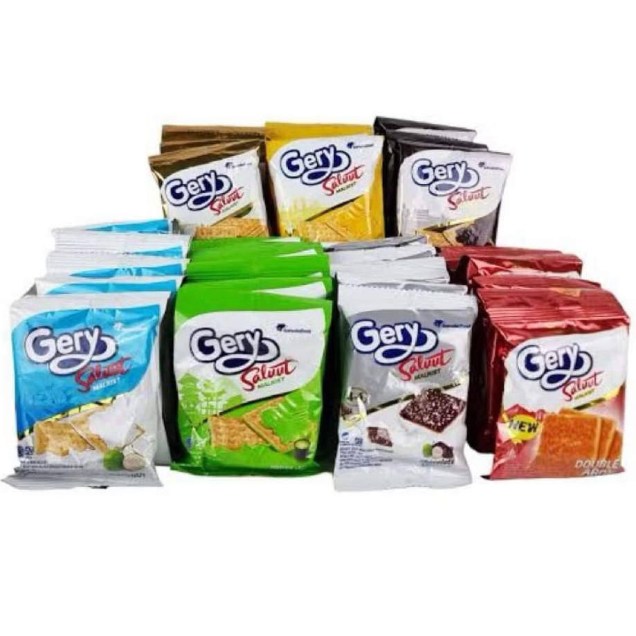 

Gery Saluut Malkist Renceng / Satuan All Varian Rasa Wafer Renyah