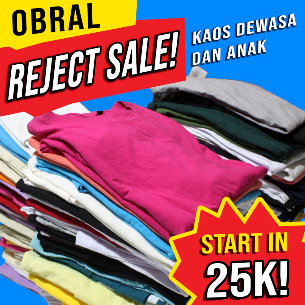 Kaos Reject Dewasa Anak Polo Oversize Motif Hoodie