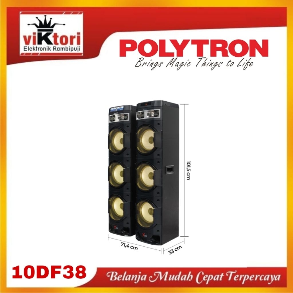Speaker Active Polytron PAS10DF38 / speaker aktif / salon active / salon aktif / speaker bluetooth /