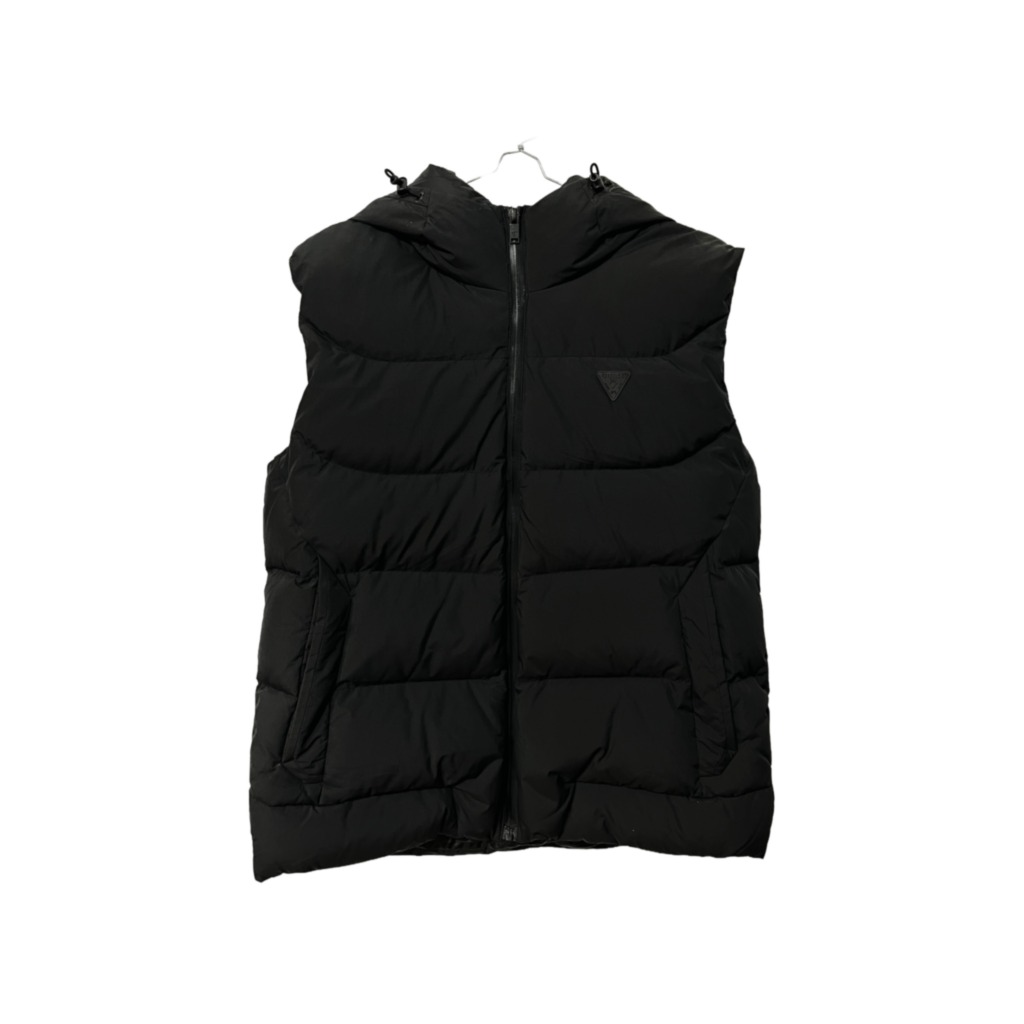 GUESS Puffer Vest Original – Jaket Tebal Hitam Pria – Preloved Like New Size M