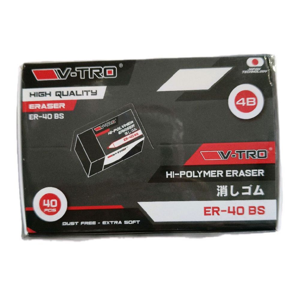 

Penghapus Stip Pensil Kecil VTRO isi 40pcs/Box