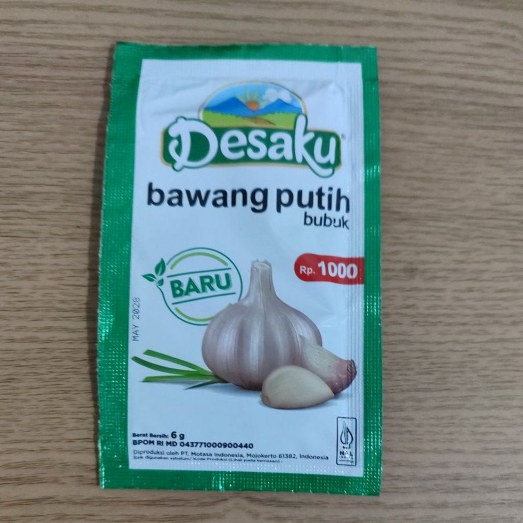 

DESAKU BAWANG PUTIH BUBUK 6 GR X 12 PCS