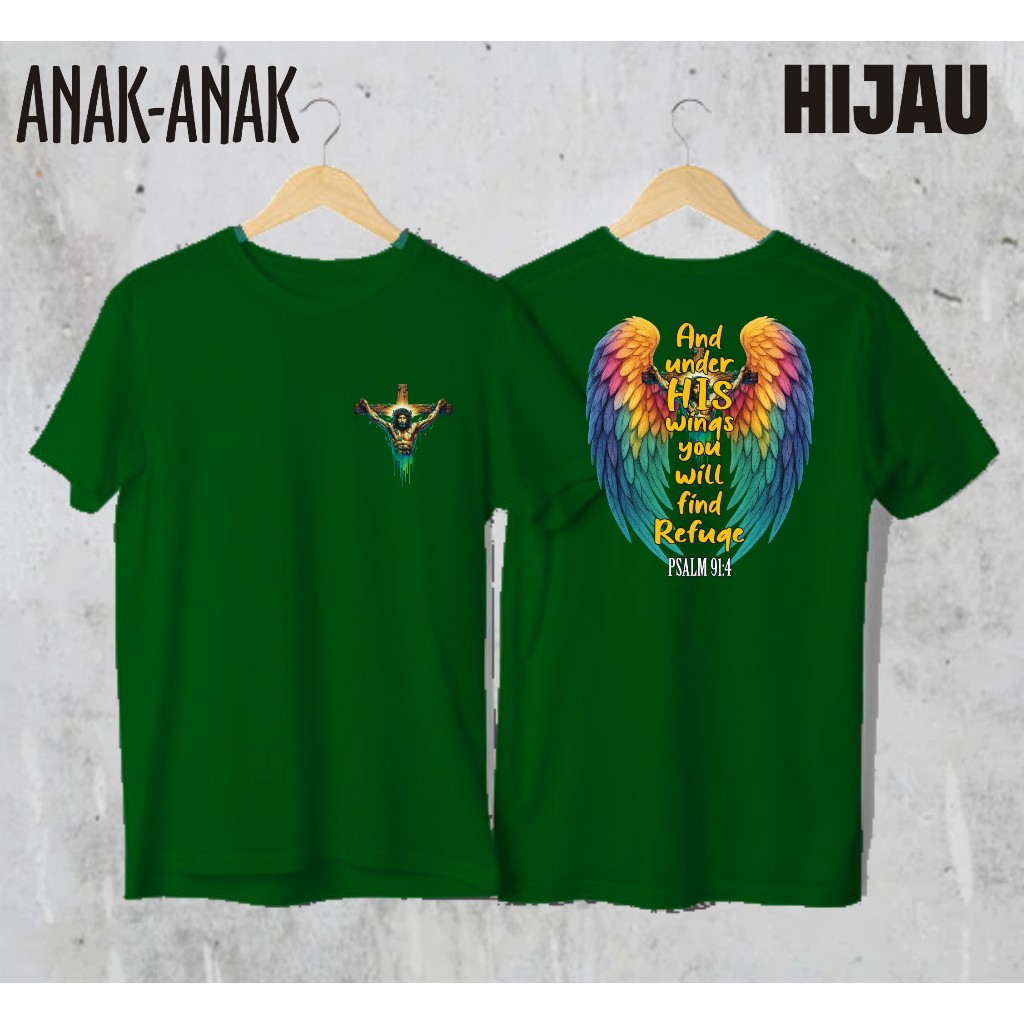 KAOS ANAK NATAL JESUS SAYAP ATASAN KAOS BISA COD
