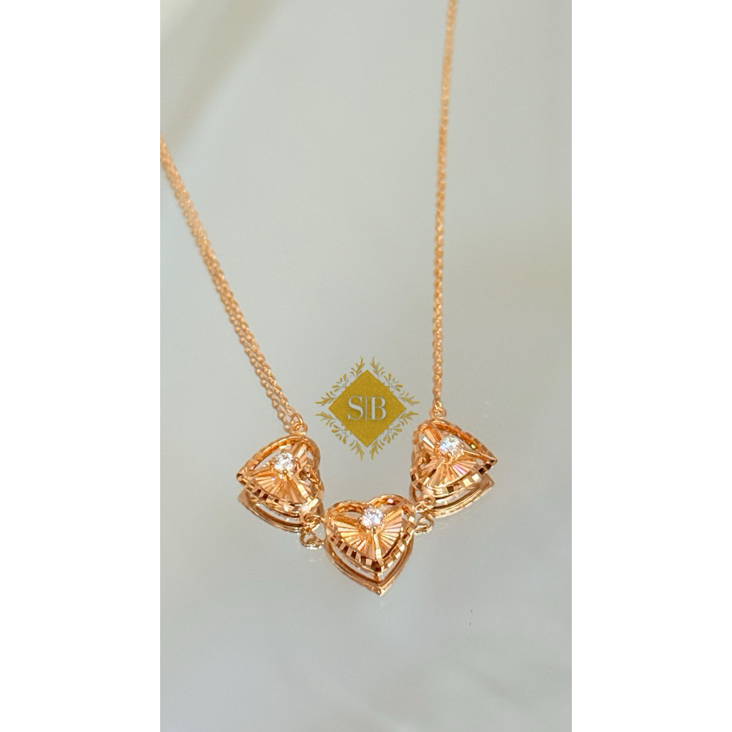 Kalung Love Emas G375 8K