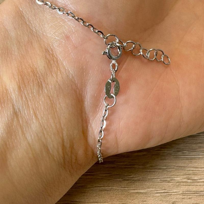 Gelang Rantai Nori Bella - Asli Perak 925 - Gelang Nori Fashionable - Gelang Nori Wanita Trendy - An