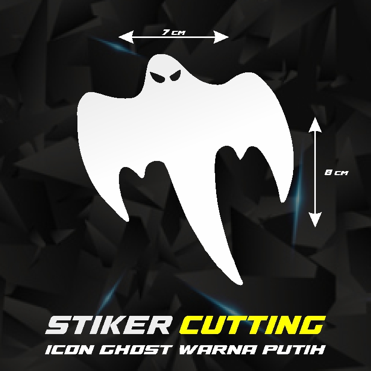 

STIKER CUTTING GHOST / STICKER CUTING LOGO HANTU