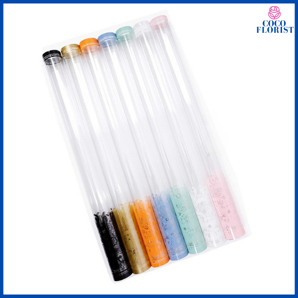 

PACK 20 Kertas Bunga Buket Motif Batik Transparan Flower Wrapping Paper Batik Cellophane KB6129