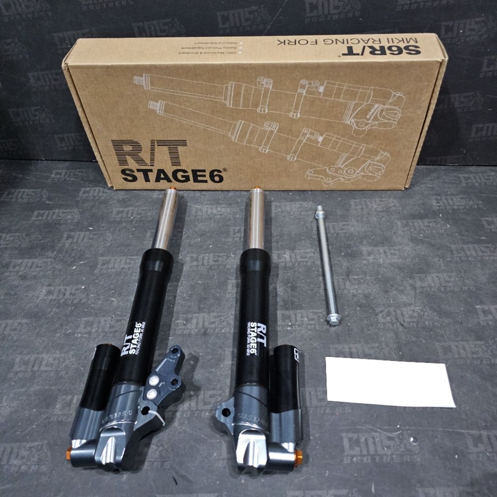 Shock Depan RT Stage 6 Preload adjuster Universal As 27mm Kaliper Kiri Original Taiwan
