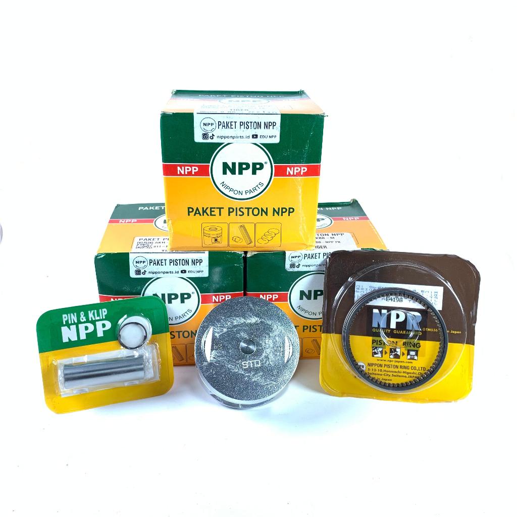 PISTON SEHER NPP TIGER PIN 15 OS STD 50 100 150 200 250 300 RACING_ATALLAH