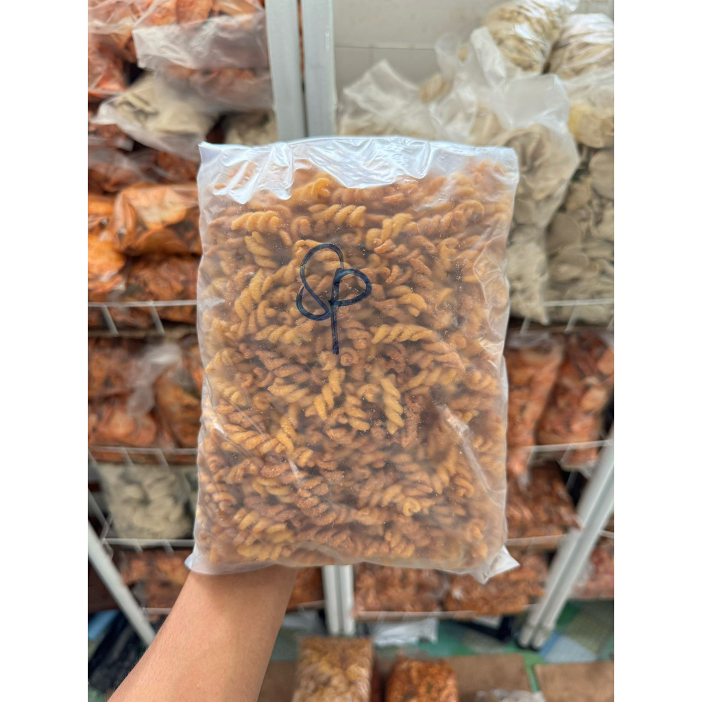 

500gram Makaroni Spiral Rasa Sapi Panggang