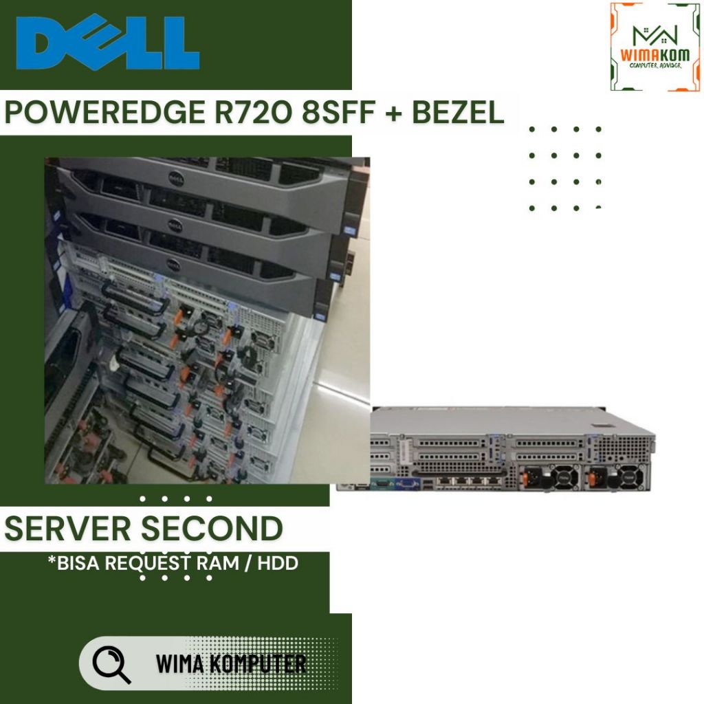 SERVER DELL R720 bukan DELL R710 bukan DELL R730