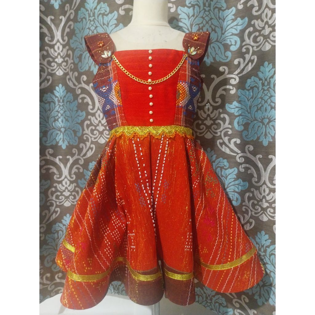 Dress anak ulos kekinian