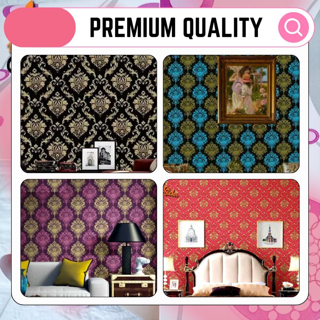 Wallpaper Dinding Aesthetic Wallpaper Dinding Ruang Tamu [ M2M WALLPAPER ] Wallpaper Dinding Ruang T