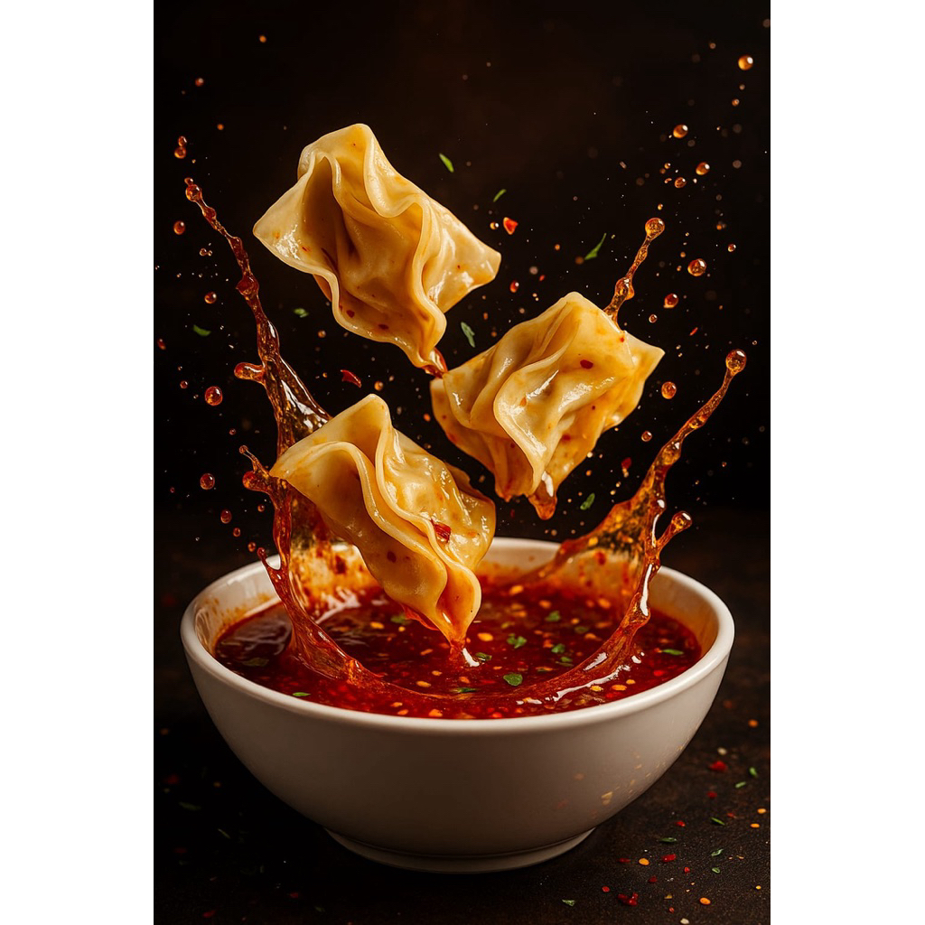 

Pangsit Isi Ayam Rebus Goreng Kuah Chili Oil/Kuah Keju/Pangsityamie