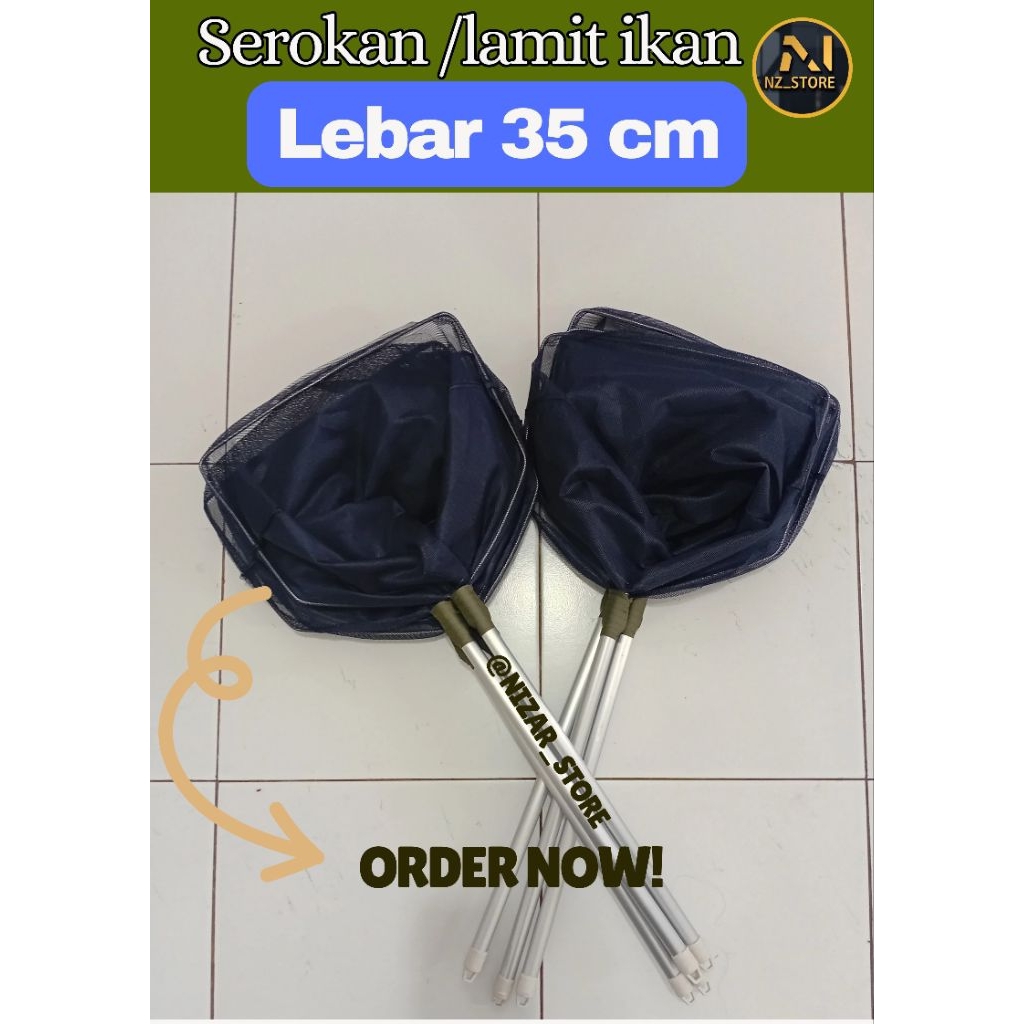JARING LAMIT SEROKAN IKAN MURAH GAGANG ALUMUNIUM
