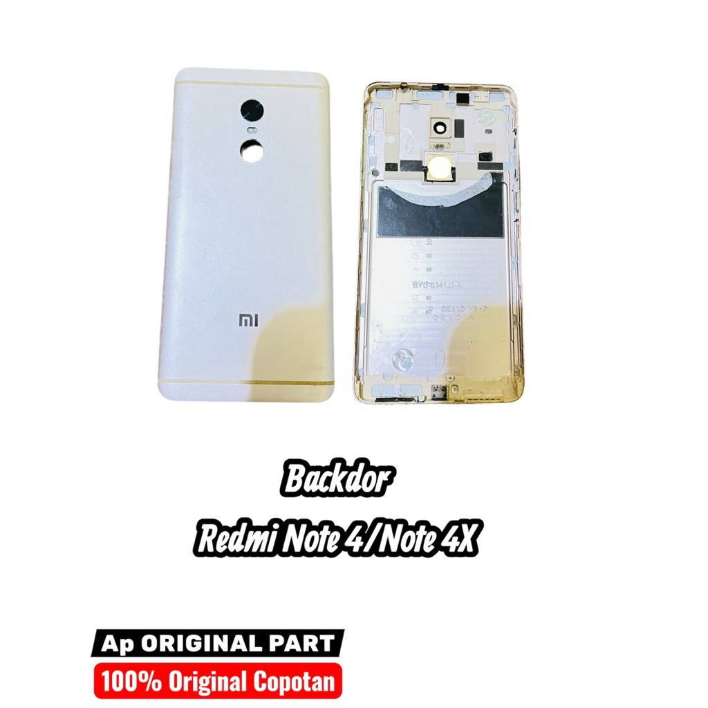 Backdore Redmi Note 4/Note 4X Original Copotan