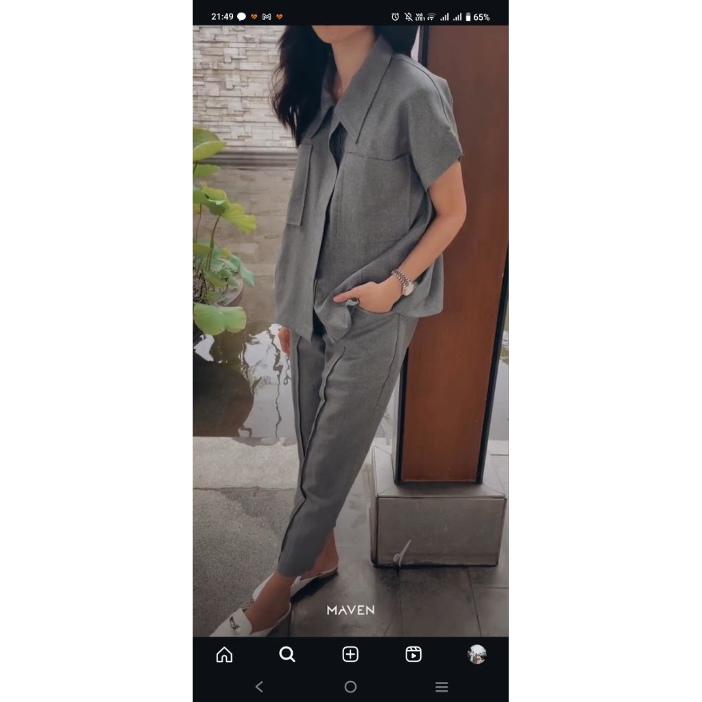 Maven Lisbon Keagan warna abu2