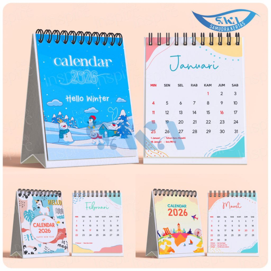

Kalender Mini Aesthetic 2026