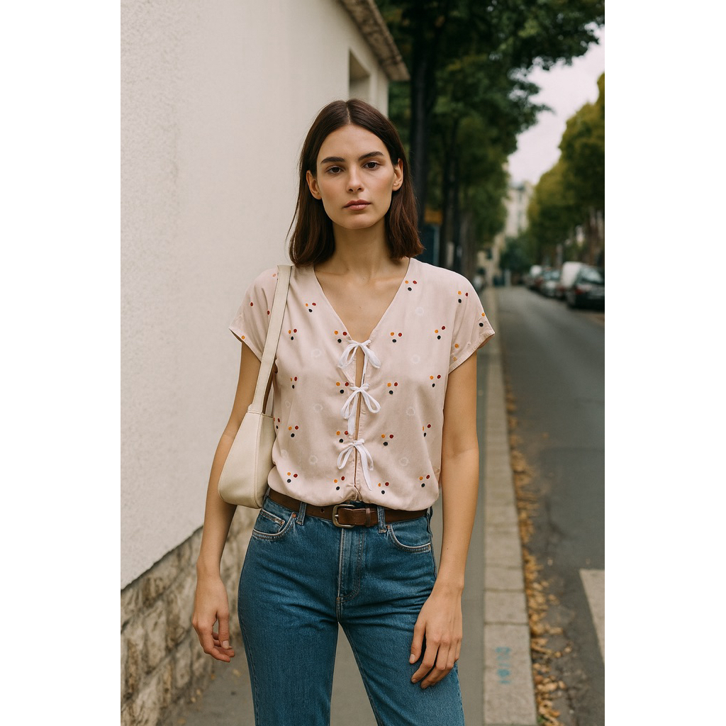 Masayu Batik - Outer Vest Cardi Jumputan Tali Pita Series