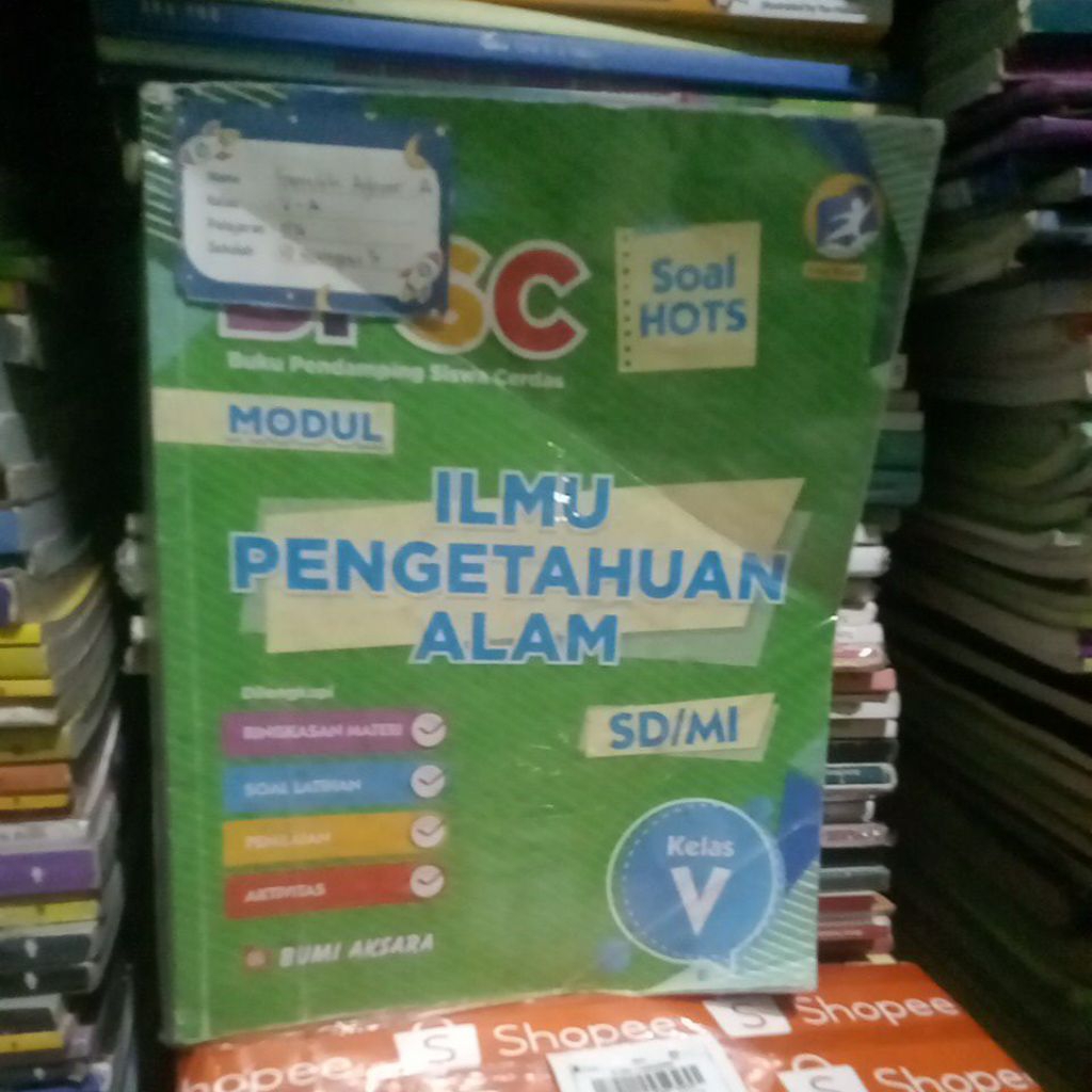 buku modul ilmu pengetahuan alam kelas v penerbit bumi aksara