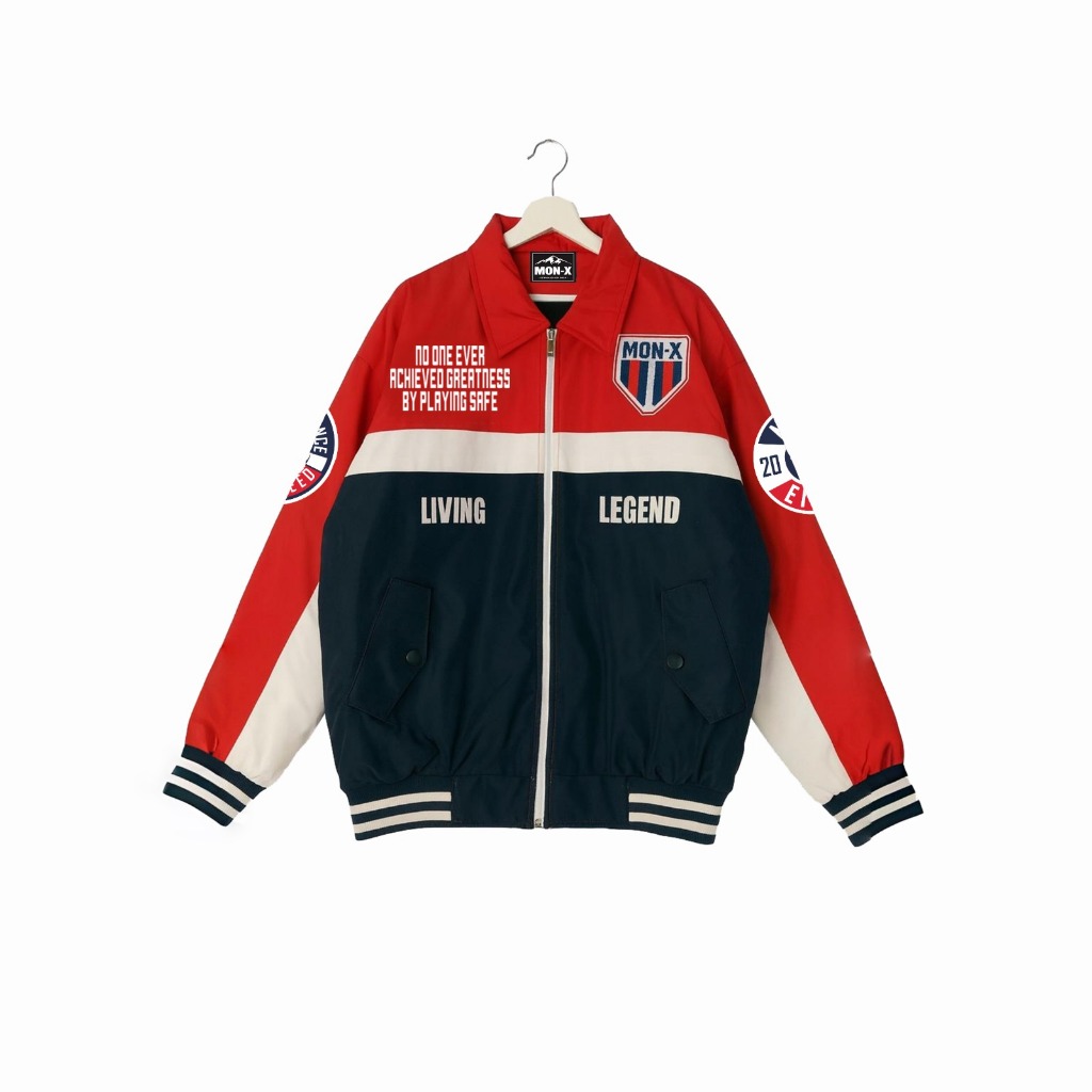 jaket jacket pria wanita racing nascar vintage touring waterproof M L XL XXL