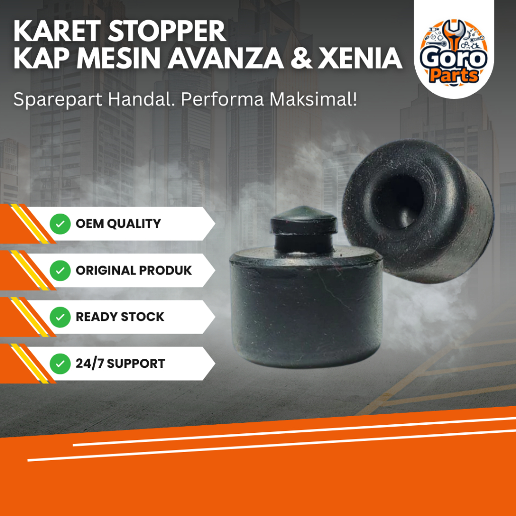 Goro Parts Karet Stopper Ganjal Peredam Kap Mesin Tengah Mobil Avanza Xenia Agya Calya Sigra Grand M