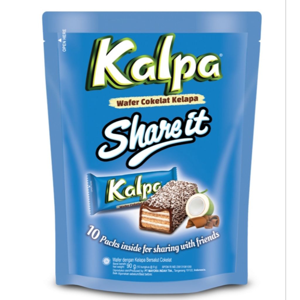 

Kalpa Wafer Cokelat tabur kelapa pouch share