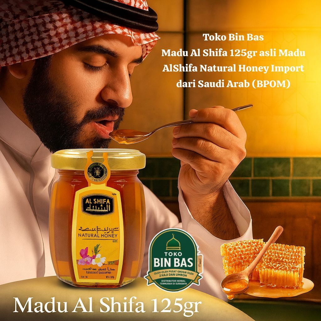 

Madu al Shifa 125gr Natural Honey asli 100% Impor dari Arab Saudi (BPOM)