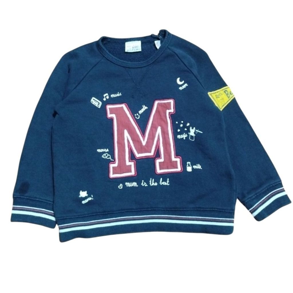 ZARA BABY BOY CREWNECK SWEATER JACKET | OUTERWEAR | JAKET ANAK | BOCIL GEMOY BGT