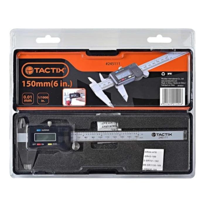 Sigmat / Vernier Caliper / Jangka Sorong Digital TACTIX 150mm-0.01mm / 6in-1/1000in