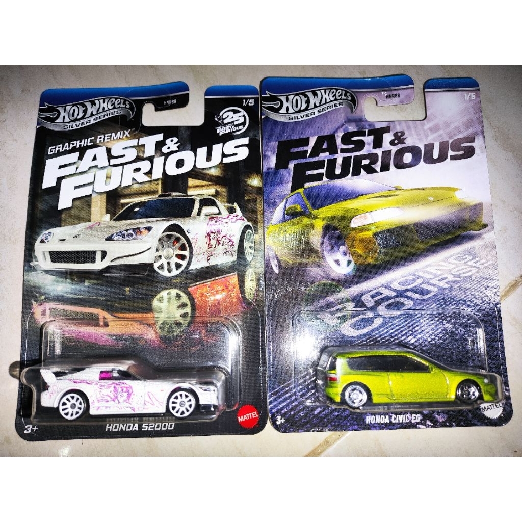 Hot Wheels Fast and Furious Set Bundle