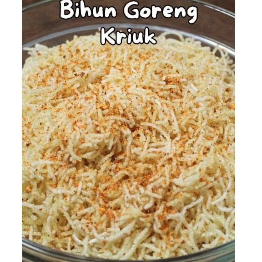 

Kano/Cemilan makanan ringan Jadul Bihun Mihun keremes kremes kriuk gurih asin isi banyak 100 gr - 500 gr
