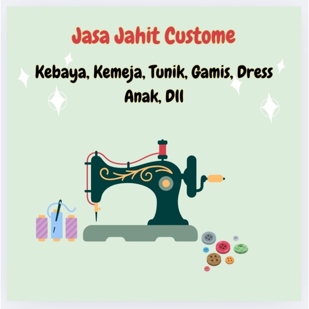 Jasa Jahit Baju | Jahit Custome | Jahit Satuan dan Konveksi