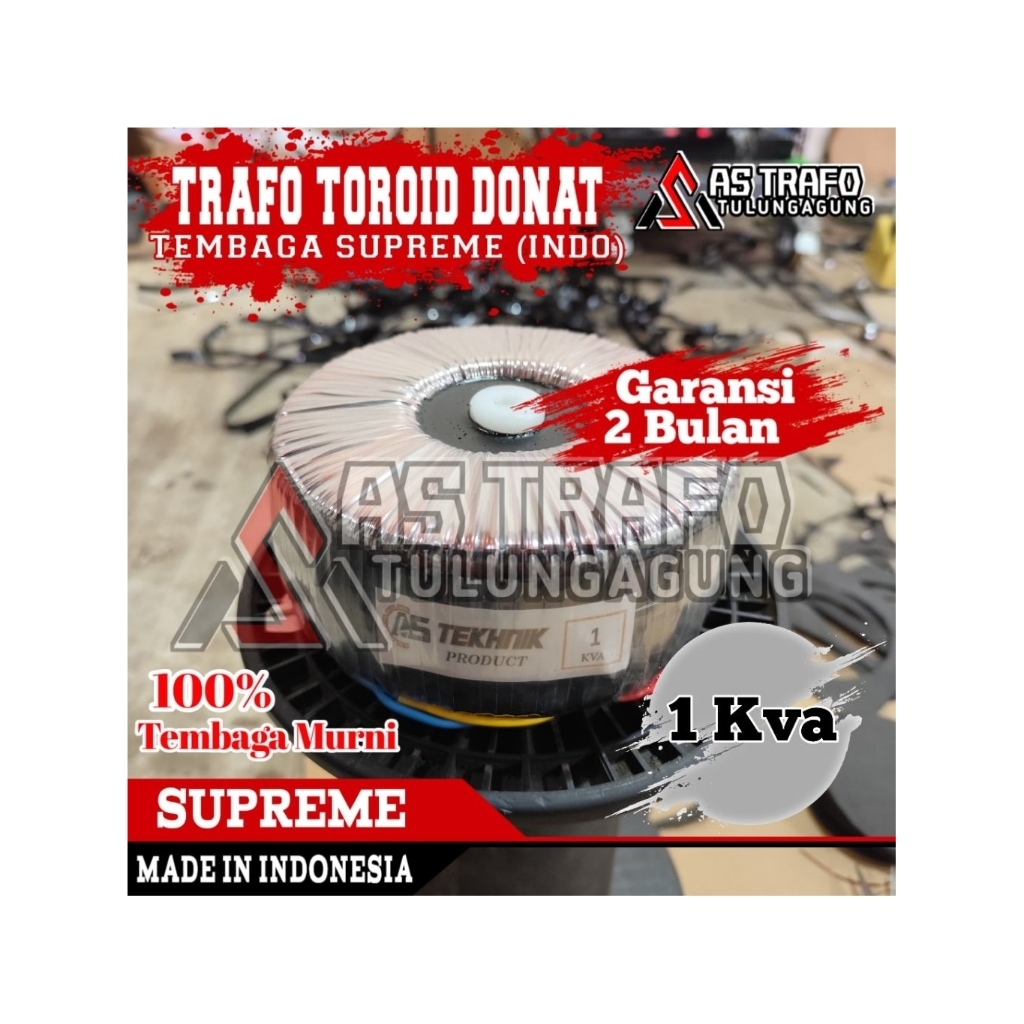 Trafo Toroid Donat 1Kva Class H mini