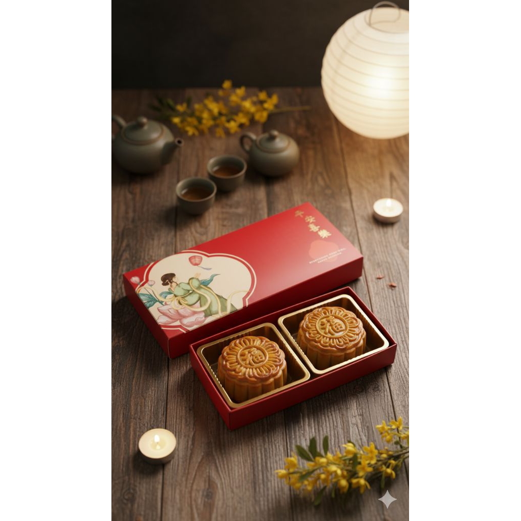 

Ngcakery Classic Mooncake 200gr isi 2
