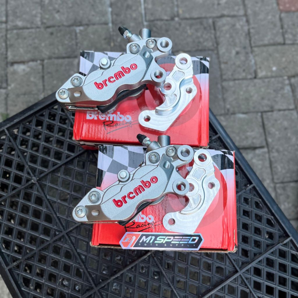 KALIPER BREMBO AXIAL SET BREKET M1 SPEED RX KING DISC 300MM  KALIPER AXIAL BREKEG CNC M1 SPEED RX KI