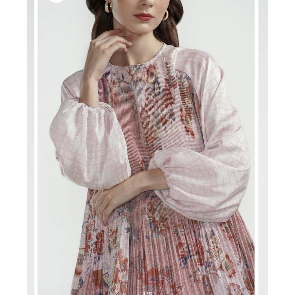 BJ x Raisa Festive Finesse Pleated Blouse NEW