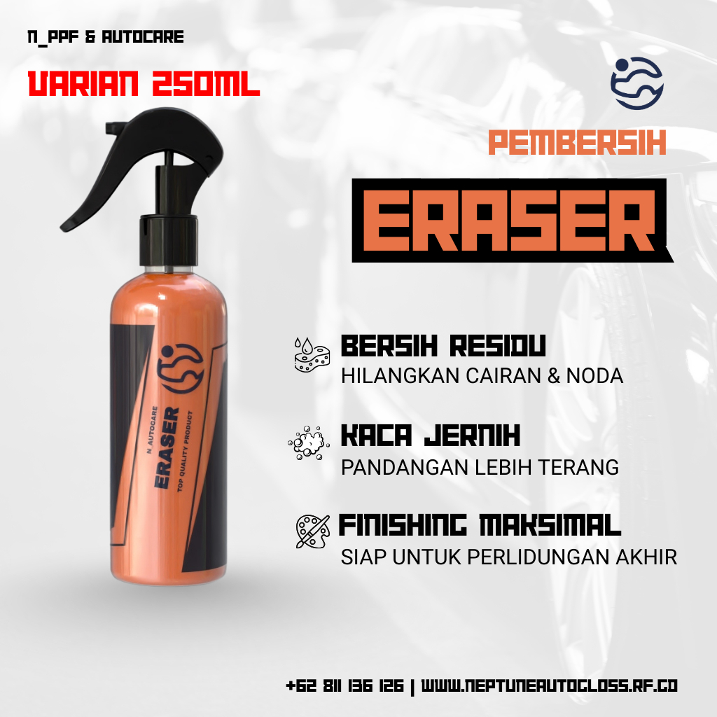 

N_Autocare Black Eraser/IPA Membersihkan Residu Bodi dan Kaca 250ML