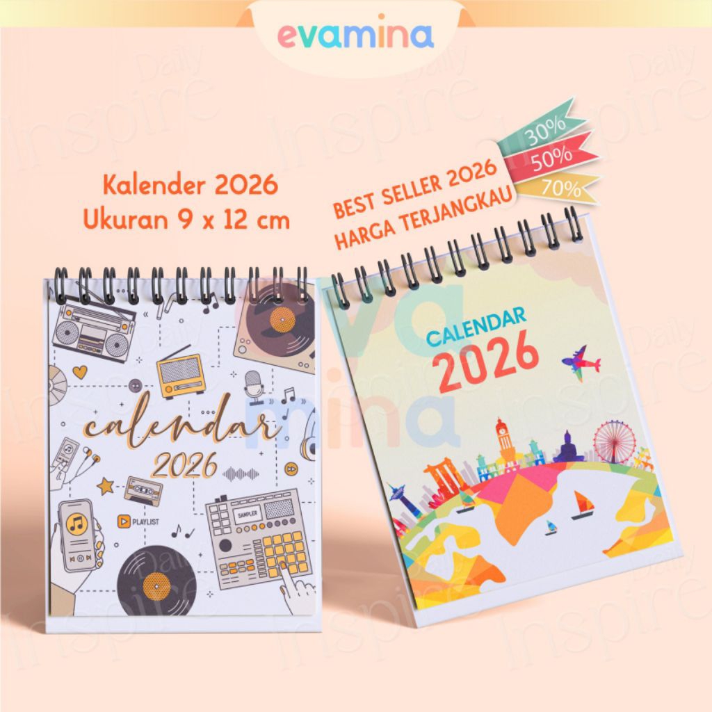 

Evamina Kalender Meja 2026 Terbaru Motif Lucu - Kalender Meja 2026 Gift Souvenir Kalender Meja 2026