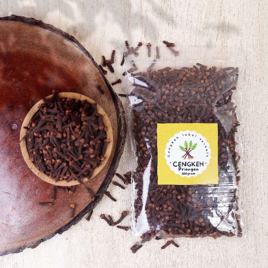 

Cengkeh Priangan-Cengkeh kering terbaik original fresh tanpa bahan pengawet kemasan 100gr