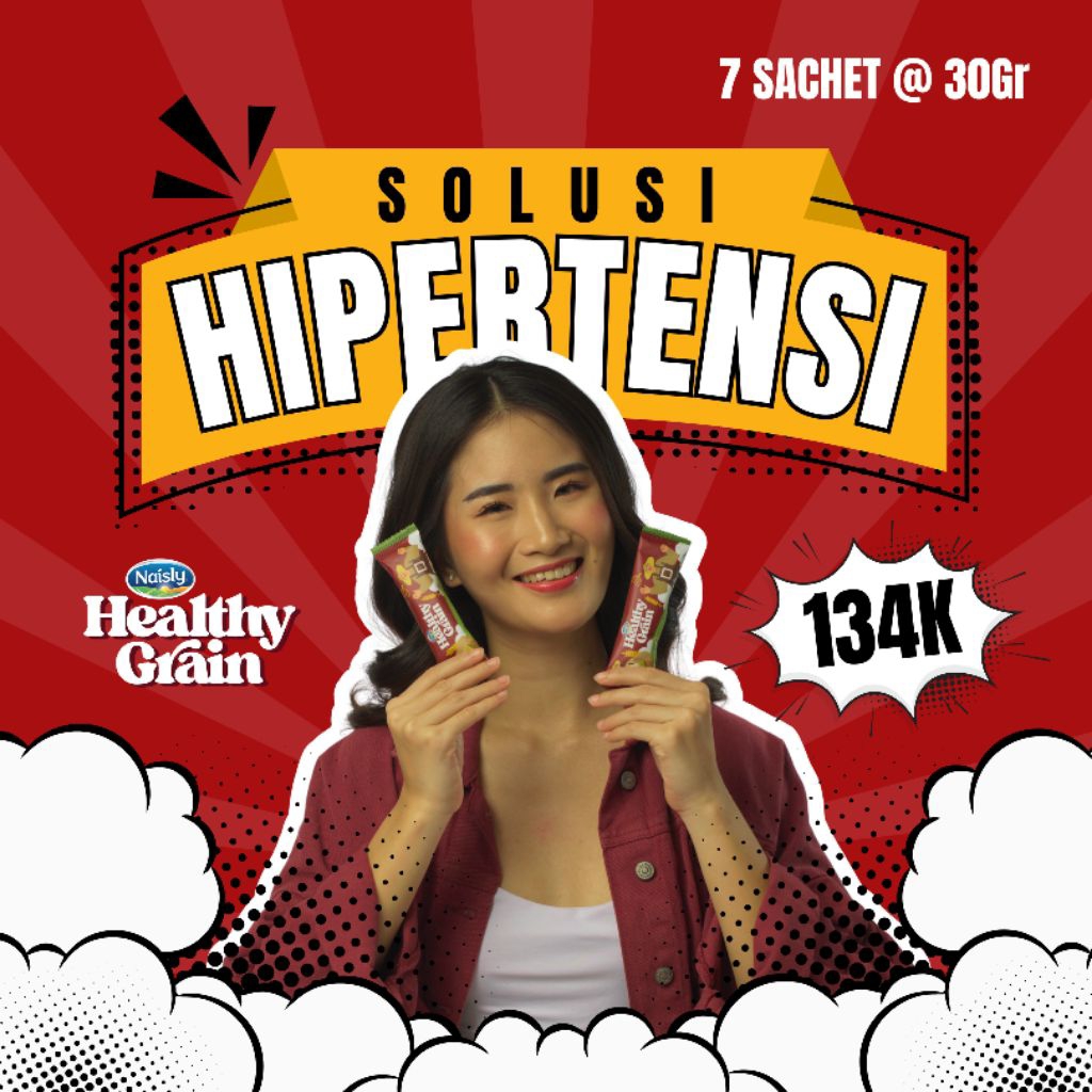 

HealthyGrain Minuman Oat Multigrain Praktis dan Alami Terbukti Atasi Masalah Hipertensi - 1 Pouch