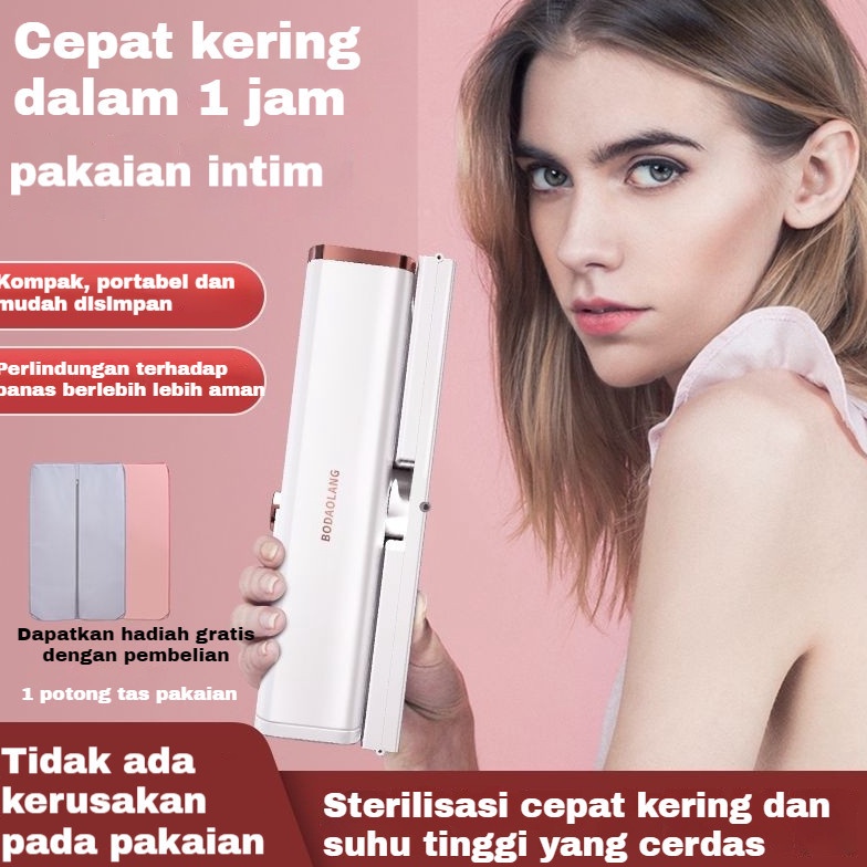 Maxi Promo Mesin Pengering baju  Pakaian Portabel Pemanas Pengering Pakaian Lipat Listrik Otomatis P