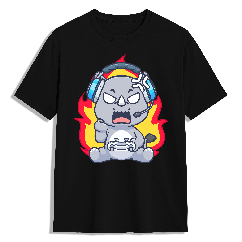 Kaos Game Cute Angry - Kaos Pria Kain Katun Premium Cotton Combed 24s