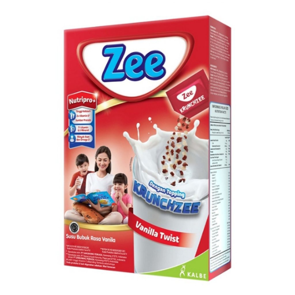 

Zee Nutripro Susu Bubuk Rasa Vanila Twist Dengan Krunchzee 340 g