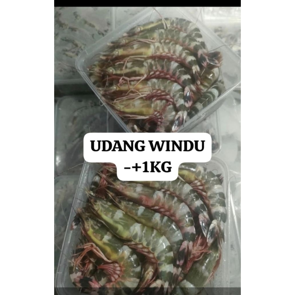 

udang windu frozen ± 1 kg bergaransi dijamin kualitas bagus wajib instan
